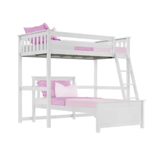 Max & Lily L-Shaped Twin over Twin Bunk Bed image {5}