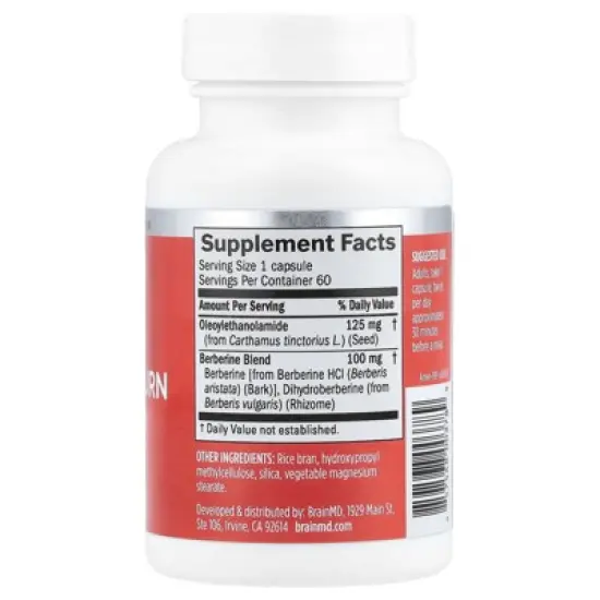 BrainMD Smart Metabolic Burn, 60 Vegan Capsules image {1}