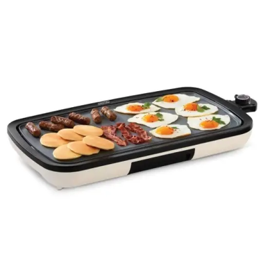 Dash Nonstick Ceramic Electric Flat Top Griddle Cream image {6}