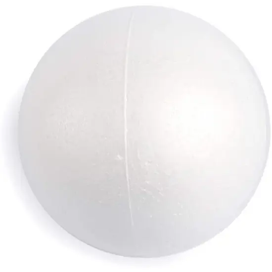 Juvale 2 Pack Foam Balls for Crafts, 6" Round White Polystyrene Spheres for DIY Projects, Ornaments, School Modeling, Drawing image {7}