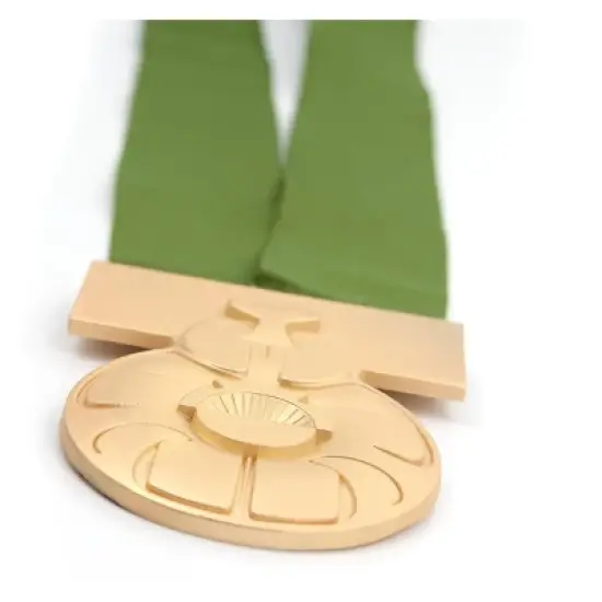 SalesOne LLC Star Wars Medal of Yavin Gold Plated 1:1 Scale Licensed Prop Replica image {2}
