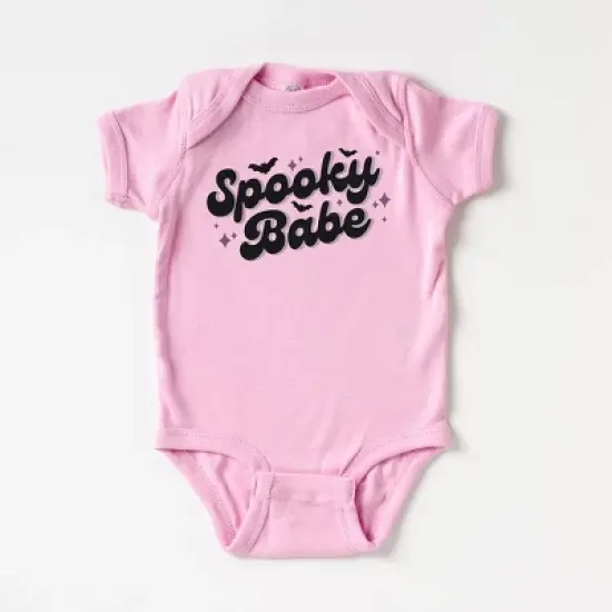 The Juniper Shop Spooky Babe Purple Baby Bodysuit image {5}