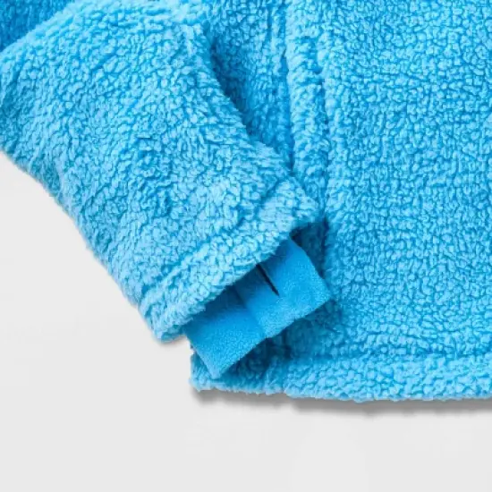 Kids' Adaptive Mock Neck Light Weight Fleece Jacket - Cat & Jack&trade; image {3}