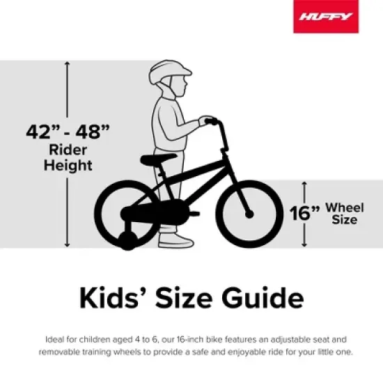 Huffy So Sweet Kids' Bike - 16" Wheels - Training Wheels - White image {6}