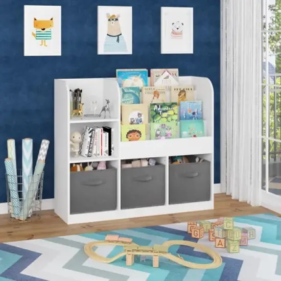 Kids Bookcase and Bookshelf, Multifunctional Bookcase image {6}