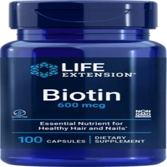 Biotin 600 mcg by Life Extension  -  100 Capsule image {2}