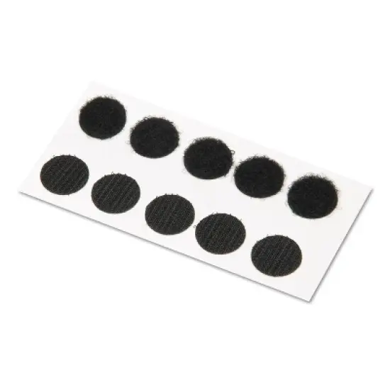Velcro Sticky-Back Fasteners 3/4" dia. Coins Black 200/BX 91823 image {1}