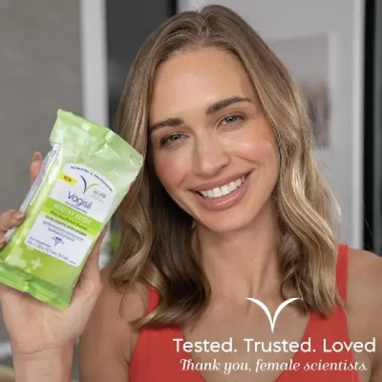 Vagisil Healty Detox Daily Freshening Wipes, 20 Ct image {4}