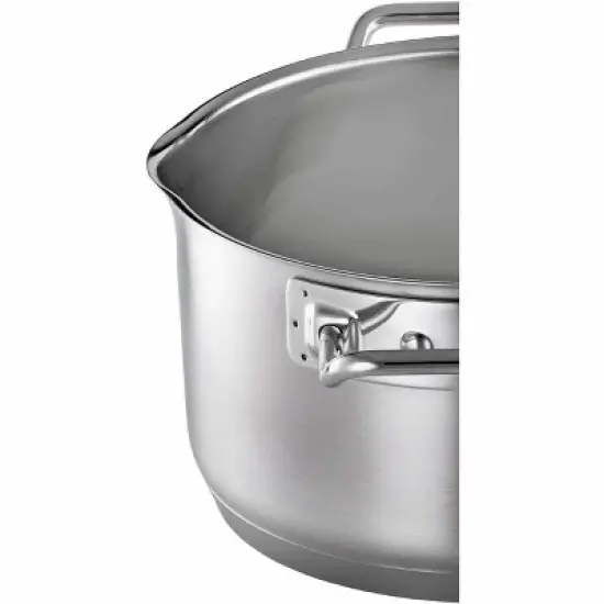 Rosle EXPERTISO Stainless Steel High Casserole Pot with Glass Lid (6.3 Inch) image {1}