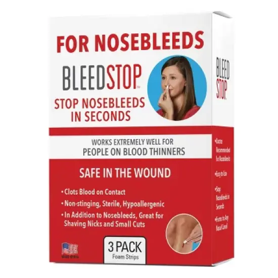 BleedStop Nosebleed Strips - 3pk image {2}
