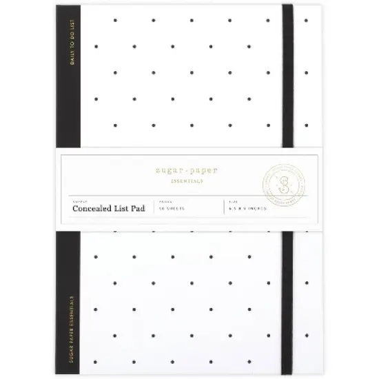 Sugar Paper Essentials Concealed List Pad Scatter Dot image {6}