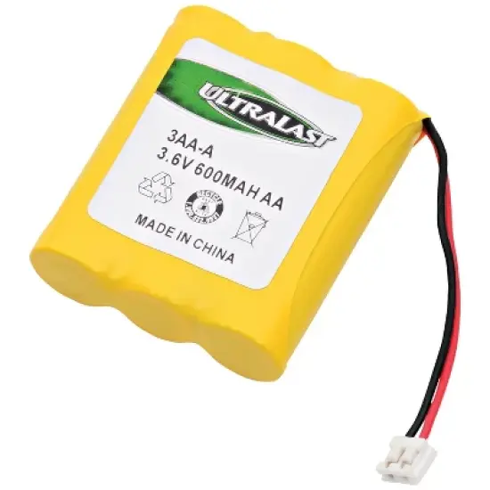 Ultralast&reg; 3AA-A Rechargeable Replacement Battery in Yellow image {1}