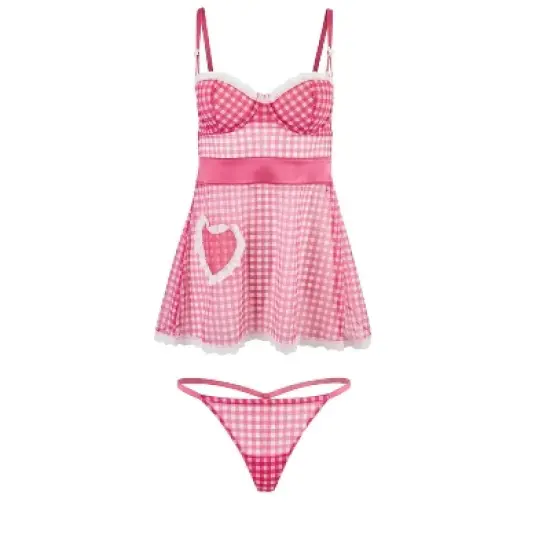 Adore Me Women's Lola Babydoll Lingerie image {5}