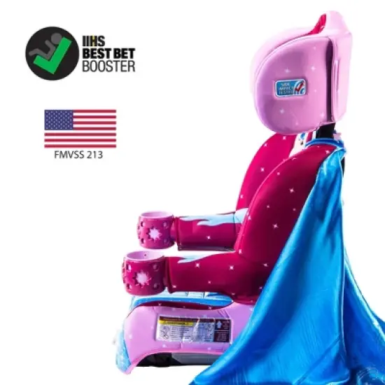 KidsEmbrace Disney Cinderella Safety Vehicle Combination 5 Point Harness High Back Booster Car Seat for Ages 12 Months to 10 Years Old image {3}