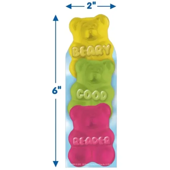 Eureka&reg; Beary Good Reader Gummy Bear Scented Bookmarks, 24 Per Pack, 3 Packs image {2}