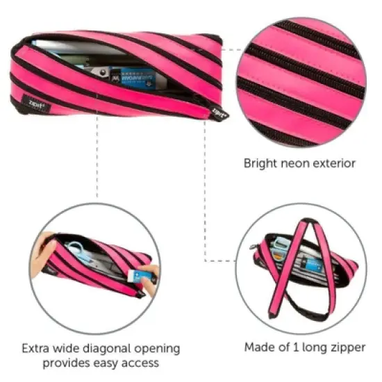 ZIPIT Neon Pencil Case image {2}