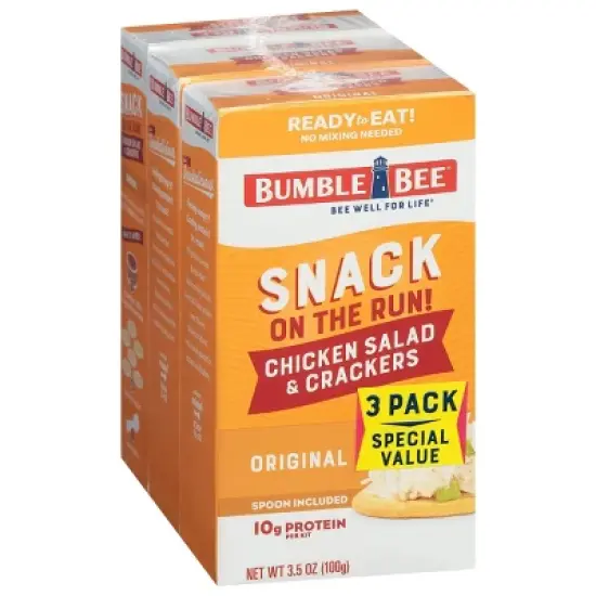 Bumble Bee Chicken Salad Snack on the Run - 10.5oz/3ct image {2}