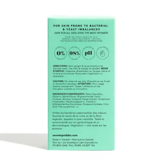 SweetSpot Labs Microbiome Balancing Intimate Spray - 1.69 fl oz image {7}