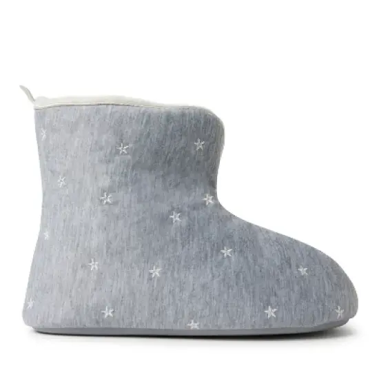 Dearfoams Womens Zoey Embroidered Bootie Slipper image {2}