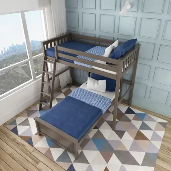 Max & Lily L-Shaped Twin over Twin Bunk Bed image {4}