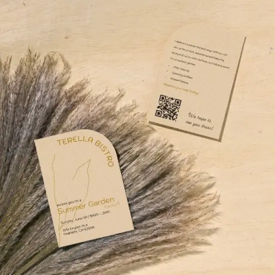 Avery Rectangle Flat Cards, 3-1/2" x 5", Kraft Brown, 40 Total image {6}