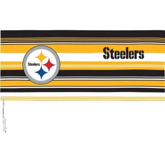 NFL Pittsburgh Steelers 16oz Hype Stripes Classic Tumbler image {1}