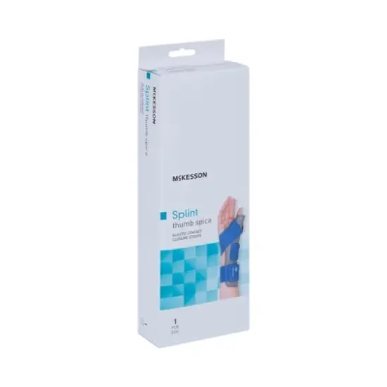 McKesson Thumb Splint with Spica for Right Hand, S/M, 1 Count image {3}