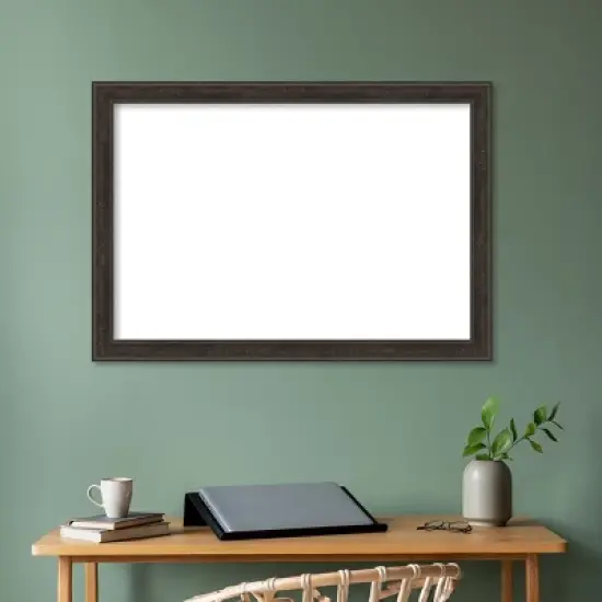 Amanti Art Shipwreck Black Narrow Framed Dry Erase Magnetic Board image {5}