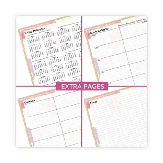 Watercolors Weekly/Monthly Planner, Butterflies Artwork, 11 x 8.5, Multicolor Cover, 12-Month (Jan to Dec): 2026 image {4}