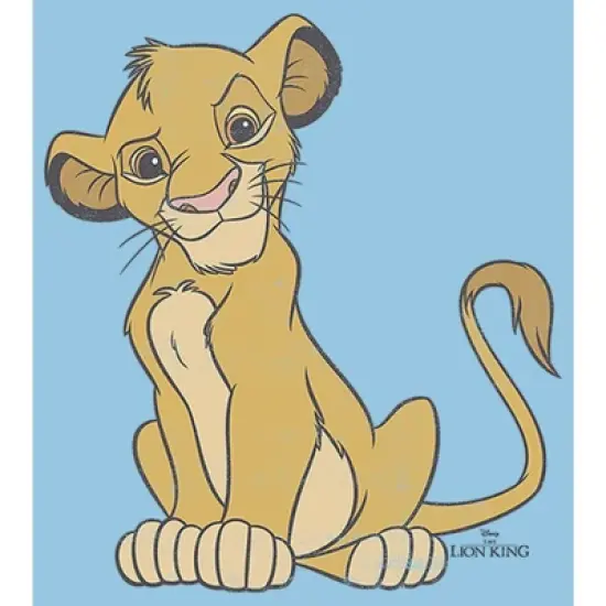 Boy's Lion King Simba Cute and Courageous T-Shirt image {1}