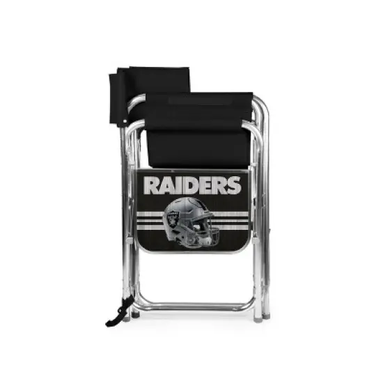NFL Las Vegas Raiders Portable Camp Chair with Table image {1}