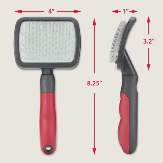 KONG Non-Slip Grip Large Slicker Dog Grooming Brush image {6}