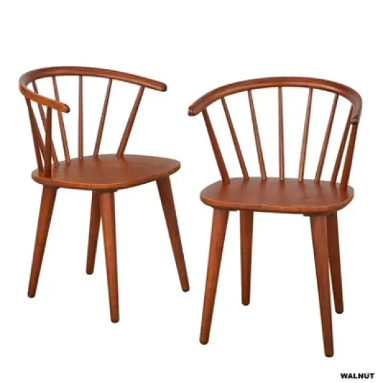 Set of 2 Florence Contemporary Windsor Dining Chairs - Buylateral image {5}