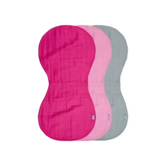 green sprout Organic Cotton Muslin Burp Cloths 3pk image {4}