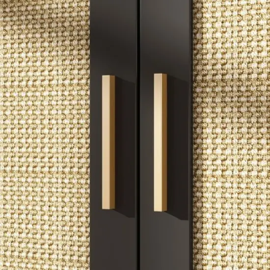 FUFU&GAGA Cat Cabinet Organiser Sisal Cabinet Doors Safe and Natural image {6}