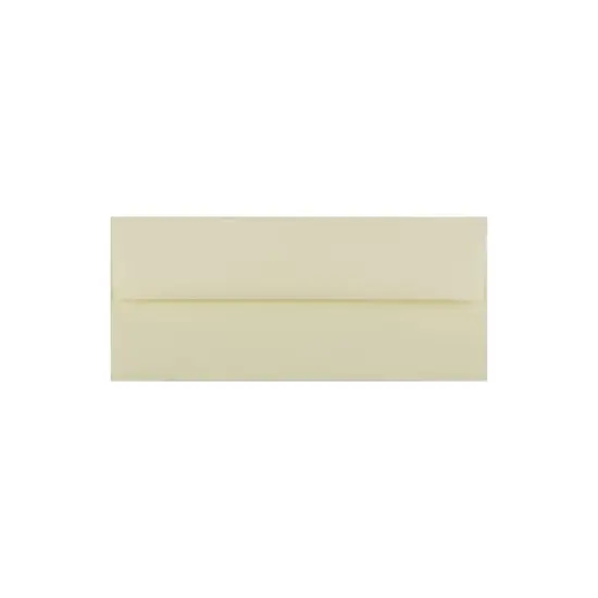 JAM Paper Strathmore #10 Business Envelope 4 1/8" x 9 1/2" Ivory Wove 25/Pack (191165) image {4}