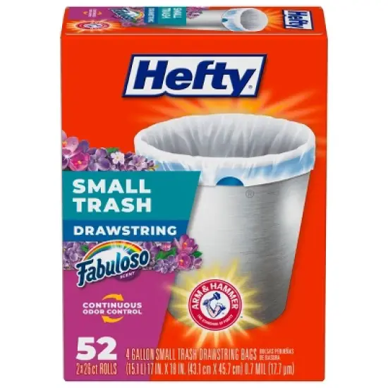Hefty Fabuloso Trash Bag - Small - 52ct image {5}