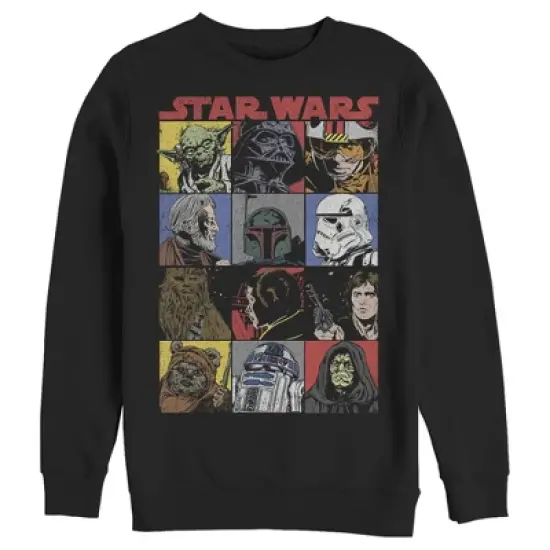 Men's Star Wars Comic Strip Cartoon Group Sweatshirt image {3}