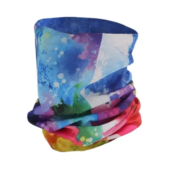 Unique Bargains Sunscreen Face Scarf Mask Red Blue 1 Pc image {6}