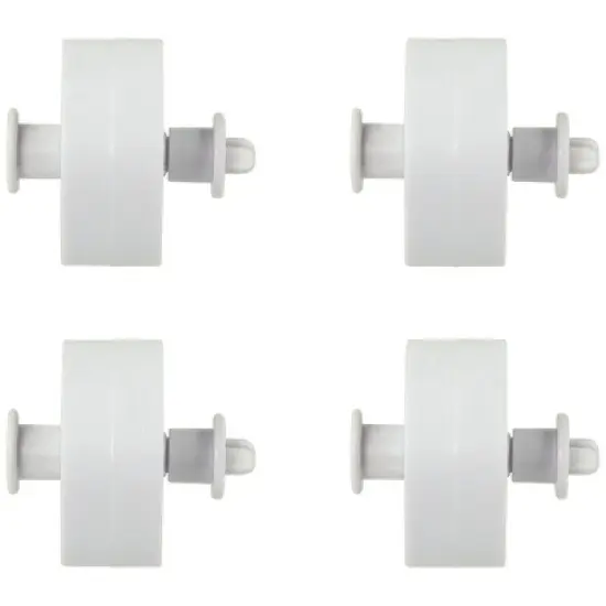 Pool Central Set of 4 Replacement Wheels for Swimming Pool Vacuums 1.25" image {4}