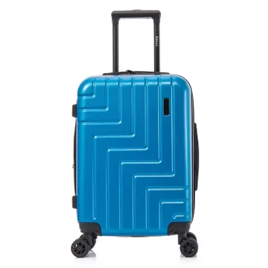 DUKAP Zahav Lightweight Hardside Carry On Spinner Suitcase - Teal image {1}