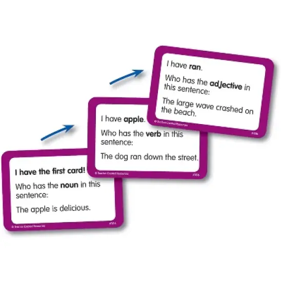 Teacher Created Resources I Have, Who Has Language Arts Game, Grade 3-4 image {1}