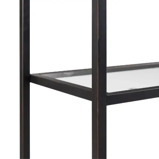 80" Aimee Glass Etagere Oil Rubbed Bronze - Crosley image {4}