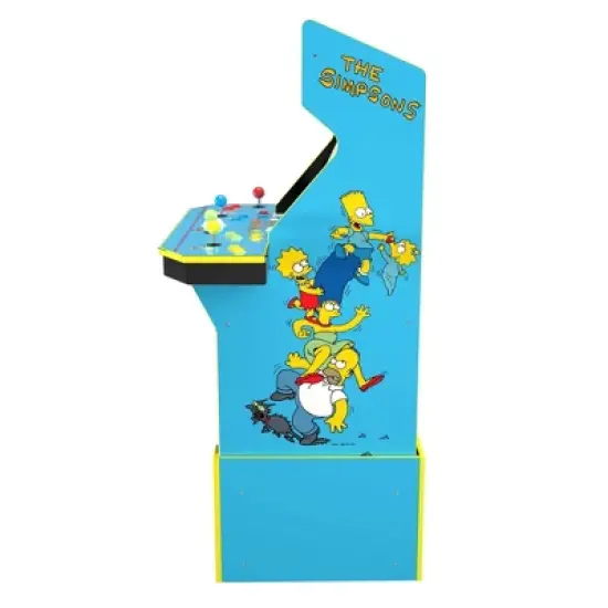 Arcade1Up The Simpsons Home Arcade with Riser and Stool image {2}