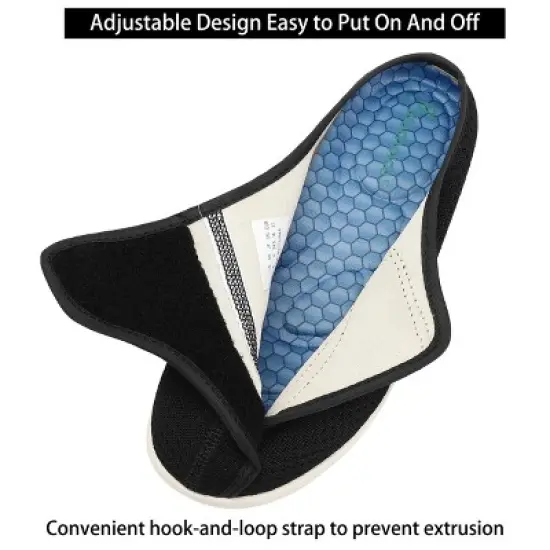 Womens Stylish Shoes with Arch Support Extra Wide Widths Walking Sneakers with Soft Insoles Adjustable Easy On/Off for Swollen Feet image {5}