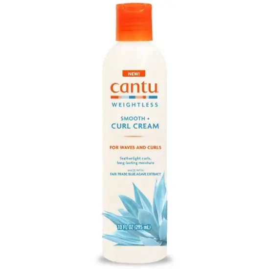 Cantu Weightless Smooth + Curl Enhancer Cream - 10oz image {6}