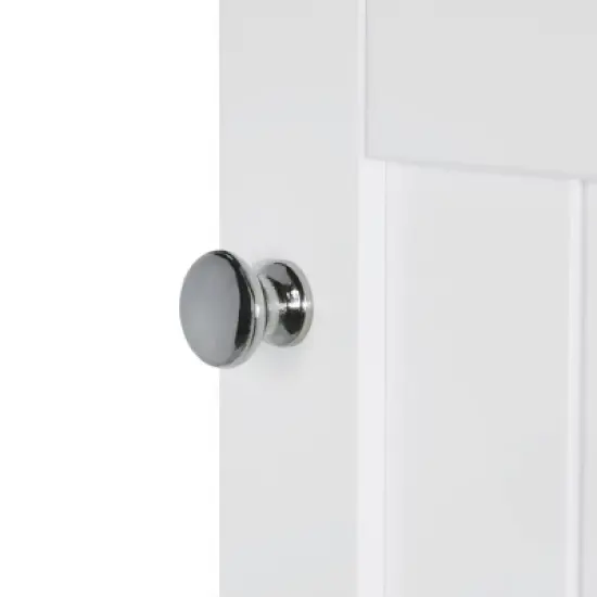 Ashland Slim Single Door Cabinet White - RiverRidge Home image {4}