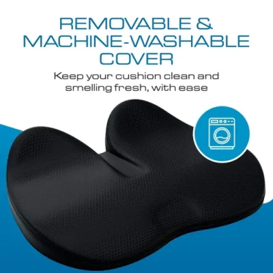 K&ouml;lbs Ergonomic Seat Cushion - Memory Foam, Gaming Chair, Office & Car Seat with Heat Reducing 3D Mesh for Back Pain - Sciatica Pain Relief image {5}