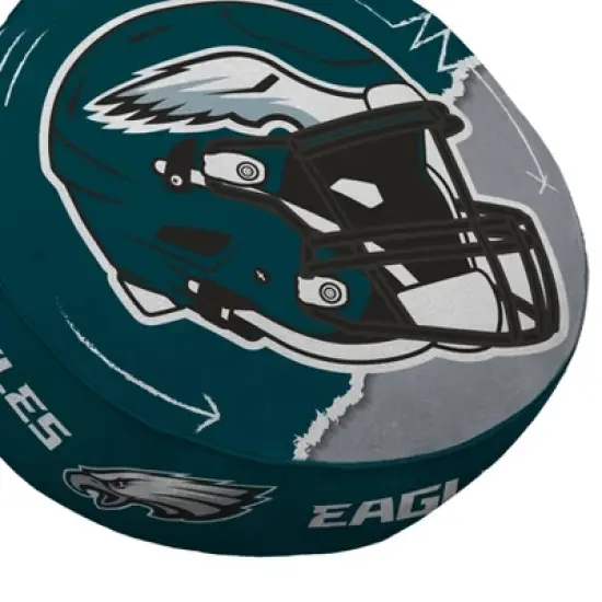NFL Philadelphia Eagles Split Helmet Circle Plushlete Pillow image {1}