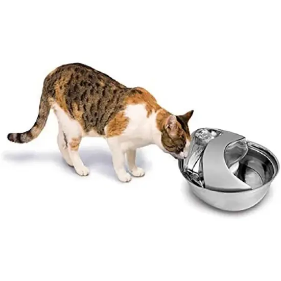 Pioneer Pet Raindrop Stainless Steel Pet Drinking Fountain image {1}